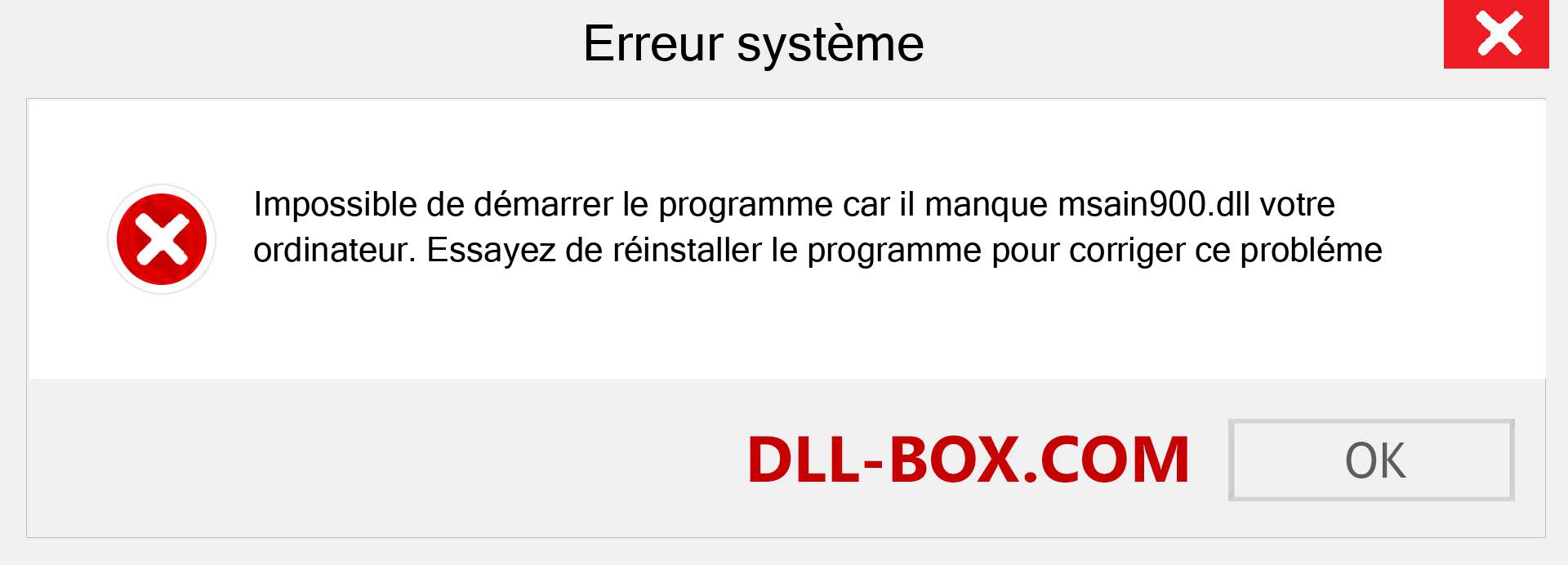 Le fichier msain900.dll est manquant ?. Télécharger pour Windows 7, 8, 10 - Correction de l'erreur manquante msain900 dll sur Windows, photos, images